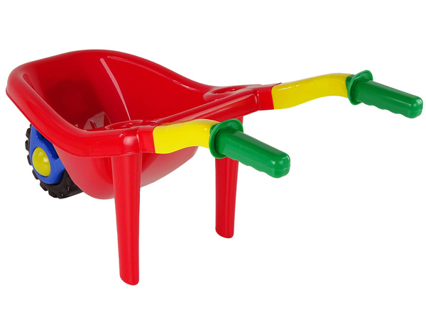 Large Coloured Garden Wheelbarrow Red