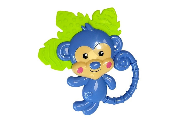 Rassel-Set Kautiere Bunte Tiere Teddybär Frosch