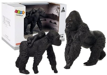Satz von Figuren Tiere Gorilla