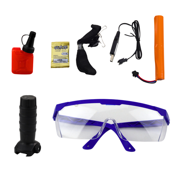 Assault Rifle For Water Balls Hydrogel Sight Glasses Black 86cm