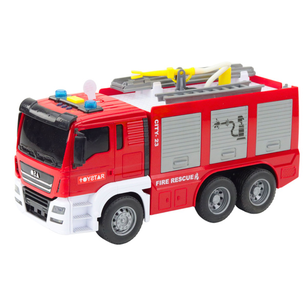 Auto Feuerwehrauto Fahrzeug mit Antrieb Wasser Lichter Sound