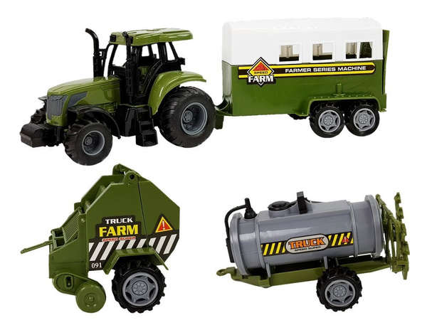 Großer Zusammenbau Bauernhof Traktor Tier Bauernhof DIY Set