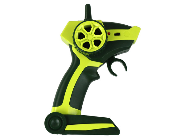 Ferngesteuerter gelber Krankenwagen mit Lichtern