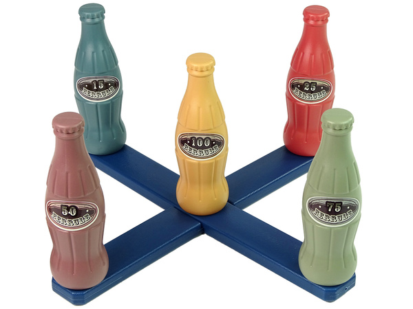 Bastelspiel Hoop Wurfflaschen mit Punkten