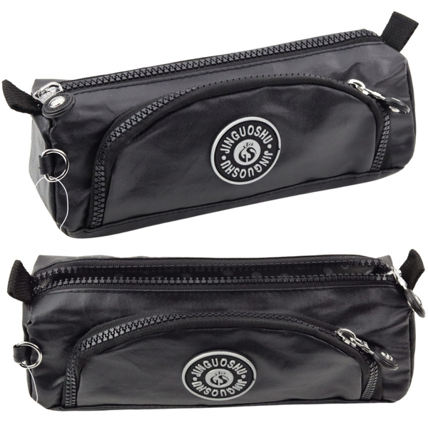 School Pencil Case Functional Two Pockets Pendant Mix