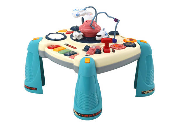 Interaktiver Lerntisch für Kinder, Klavier, Space Blue