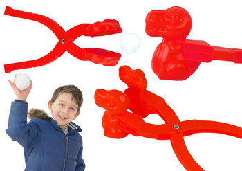 Snow Maker Snowball Machine Red Dinosaur