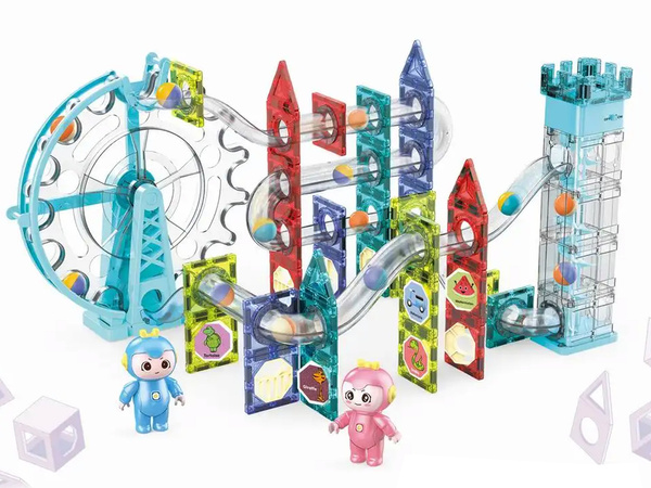 Luminous Ball Slide Magnetic Elevator Devil's Wheel 129 Elements