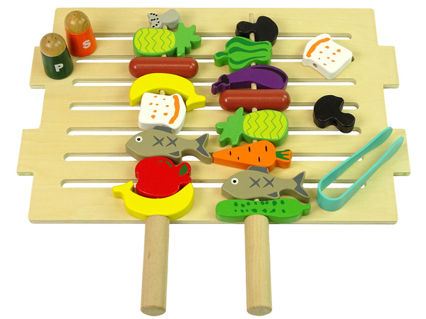 Wooden Grill Accessories Barbecue Skewers Grilling Baking