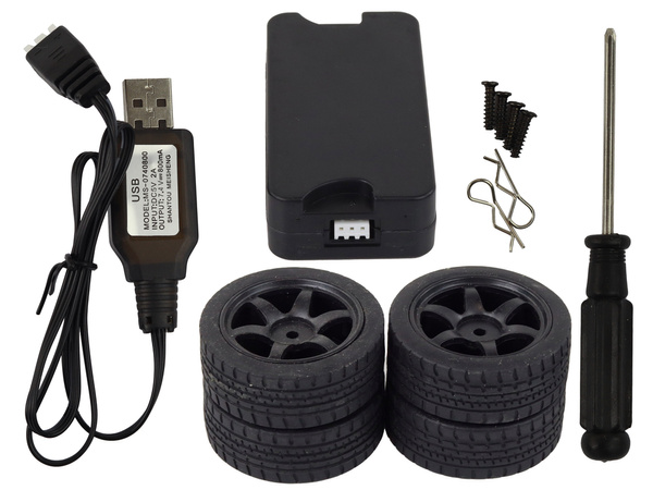 RC Car 4 Wheel Drive Orange Speed 30km