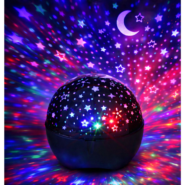 Star Projector Night Light Speaker 2in1 Black