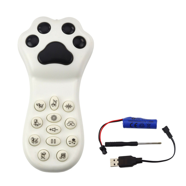 Interaktywny Robot Kotek Zdalnie Sterowany RC Pilot Szary