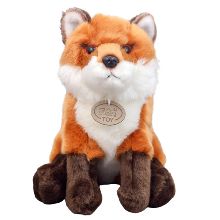Plüsch-Maskottchen Kuscheltier Fuchs Ingwer Braun 23cm