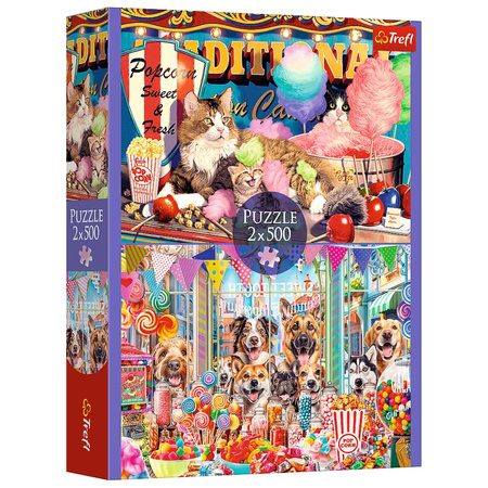 Puzzle - 2x500 - Fluffy Friends Trefl 37495