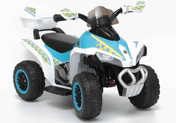 Electric Ride-On Police Quad YSA021A White