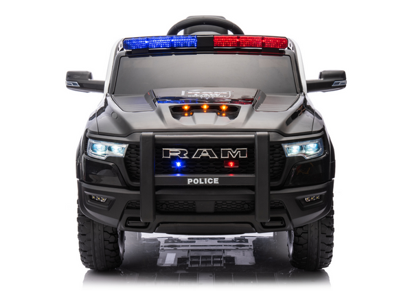 Battery Operated Car ZB618P Dodge Ram Police Black