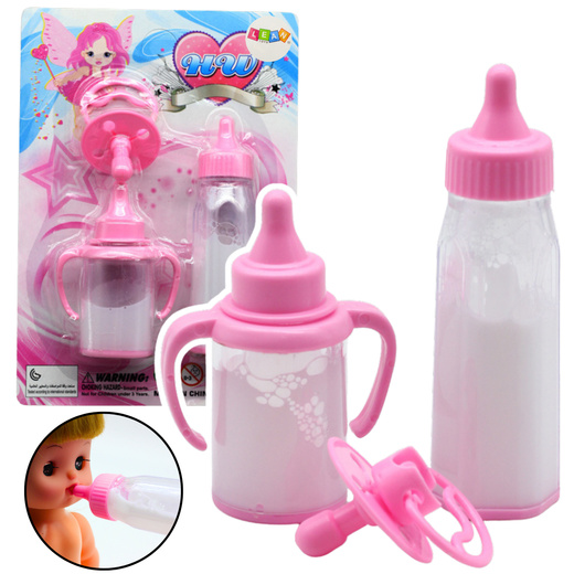 Baby Dolls Bottles Disappearing Milk Pacifier Set