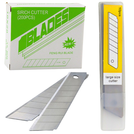 Segmentierte Ersatzklingen, 14 Segmente, 18 mm, 10 Stück