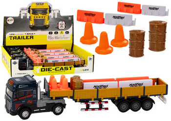 Truck With Trailer Blue 1:24 TIR Car Truck Accessories Sounds