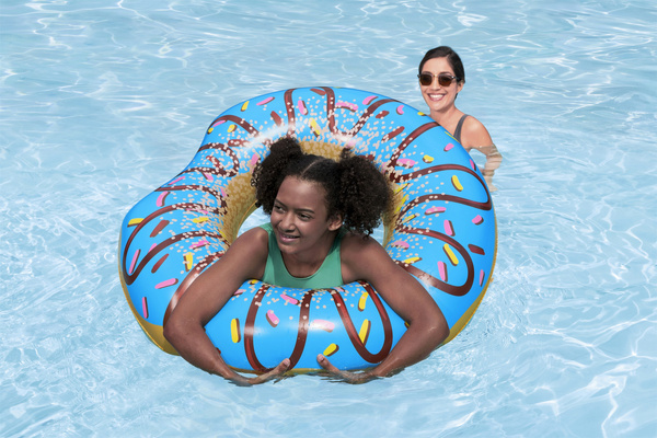 Donut Swimming Ring Donut Blue 107 cm Bestway 36118