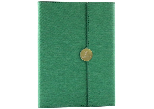 Office Notebook Magnet Notebook A5 Lined With Cover Green