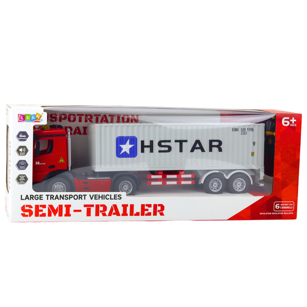 Remote Controlled RC Container Truck 6CH 270° Turning Angle