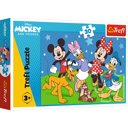 Puzzle 30 – Mäusespaß – Disney Standard Characters Trefl 18309