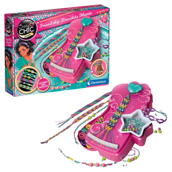 Crazy Chic Armband-Werkstatt: Freundschaftsarmband-Manie Clementoni 18857