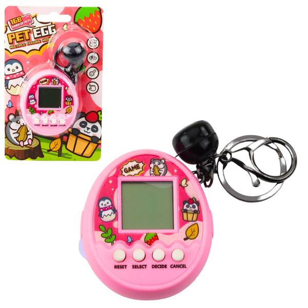 Tamagotchi Pet Egg Elektronisches Spiel 168 Tiere Schlüsselanhänger mit Glocke