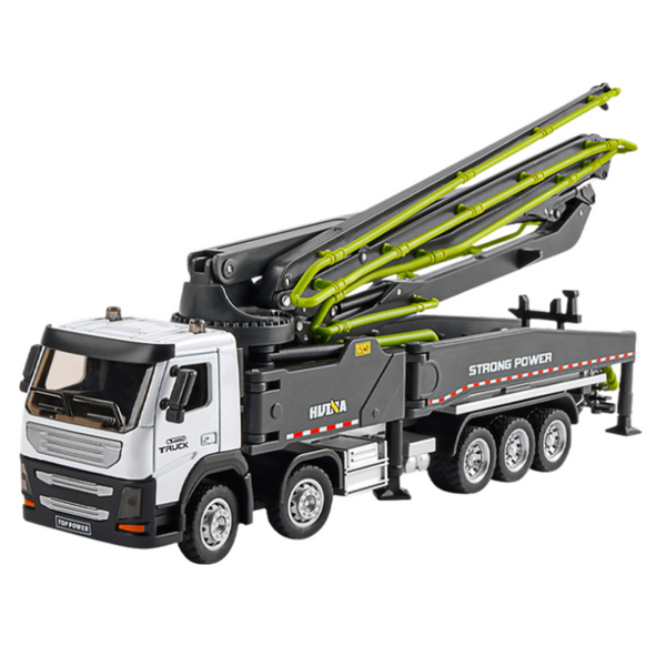 RC Concrete Mixer Truck Remote Controlled Huina Gray 1:18