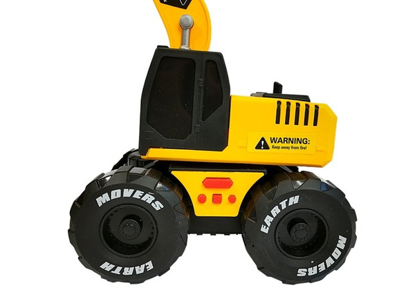 Geräusche und Lichter für Bagger mit Federantrieb