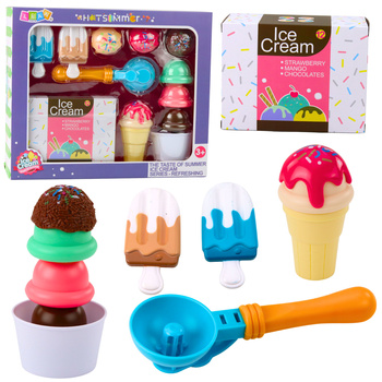 Süßigkeiten-Set Eiscreme für Kinder Eiscreme-Löffelbox 14-teilig.