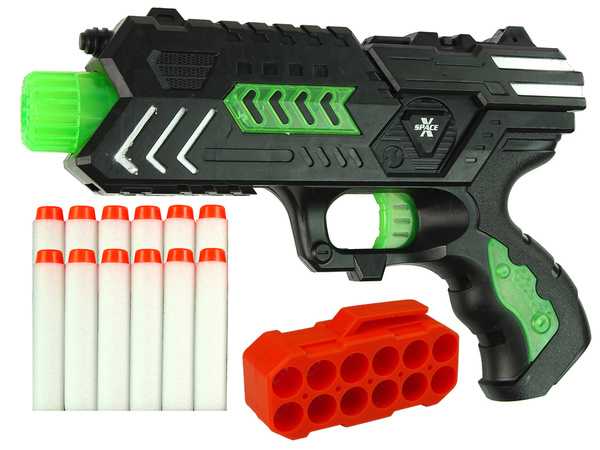 Arcade Game Rotating Shield Glow-in-the-Dark Shotgun