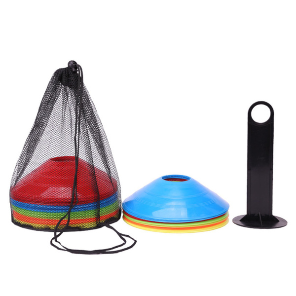 Training Cones Stand Transport Net Colorful Set of 50 pcs.