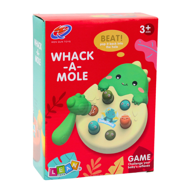 Mini Whack A Mole Dinosaurier-Ei Geschicklichkeitsspiel Grün
