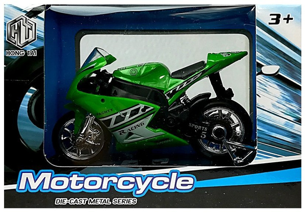 Sportmotorrad mit Sounds 1:18 4 Farben
