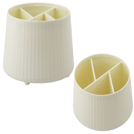 Kosmetik Organizer Bürobedarf 5 Fächer Beige