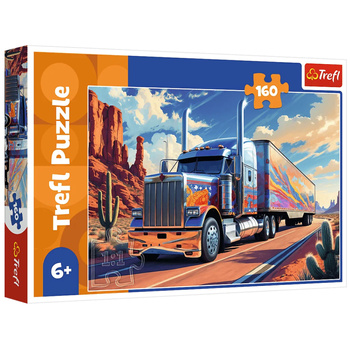 Puzzle 160 - Truck on the road Trefl 15413