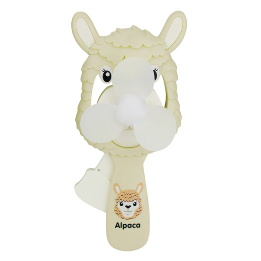 Pinwheel Mechanical Hand Fan For Children Alpaca Mix