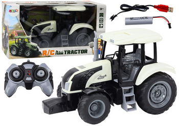 Remote Controlled RC Tractor 2.4G Sounds White