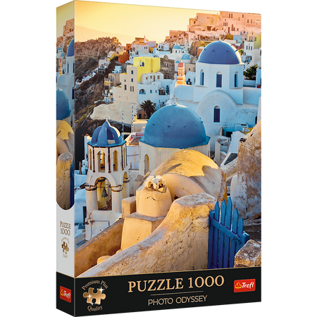 Puzzle - 1000 Premium Plus  Oia Town, Santorini Trefl 10853