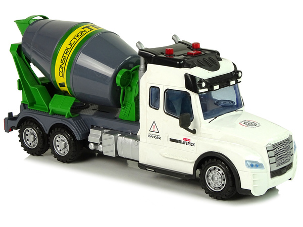 Concrete Truck R/C Rotating Pear White Pilot 2.4 G