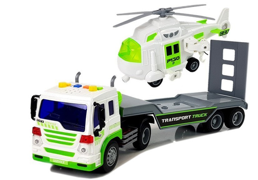 Auto Transporter on Batteries 1:16 with a Helicopter