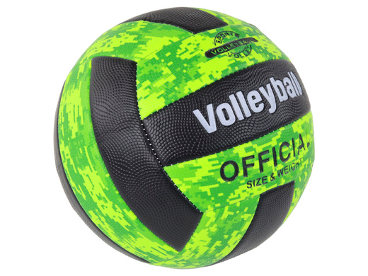 Grüner Volleyballball, Größe 5, bunt
