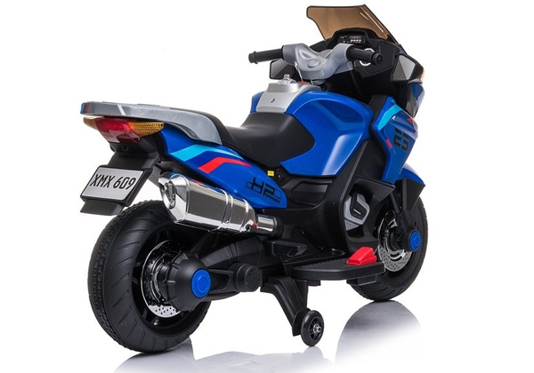 Kinderbatterie Motorrad XMX609 Modell Blau