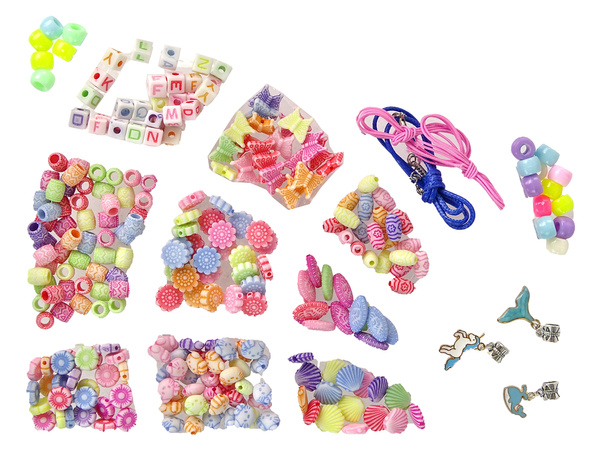 Buntes Make-up- und Schmuckset