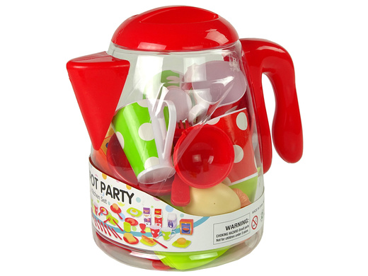 Lebensmittelset Krug Becher Teller 42 Teile