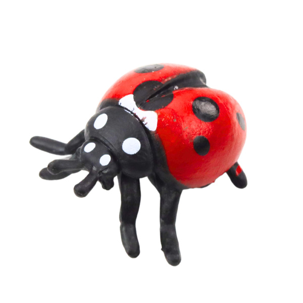 Set Minifiguren Insekten Wespe Gottesanbeterin Marienkäfer 4-6cm 6St