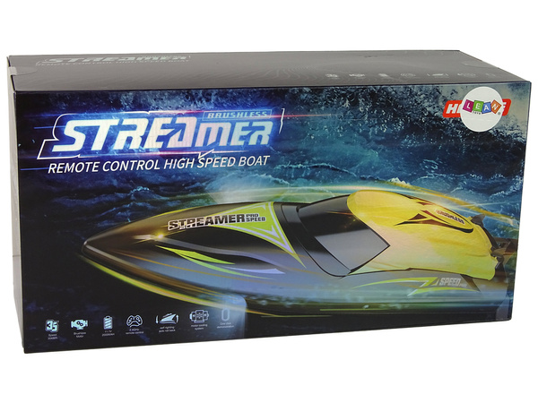 Motorboat R/C 2.4G Red 35 KM/H