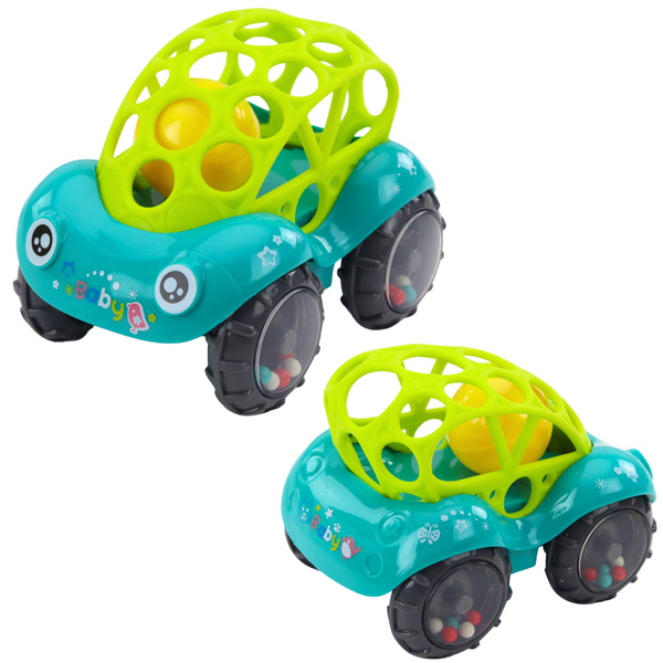 Spielzeugautorassel für Babys Rot Grün